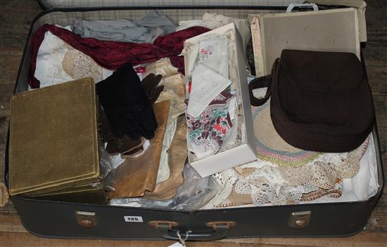 Collection of various fabric and linen
